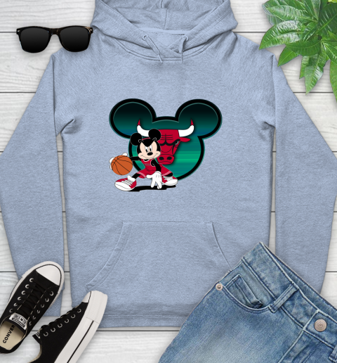 NBA Chicago Bulls Mickey Mouse Disney Basketball Youth Hoodie