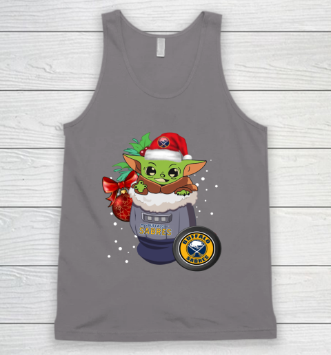 Buffalo Sabres Christmas Baby Yoda Star Wars Funny Happy NHL Tank Top 7