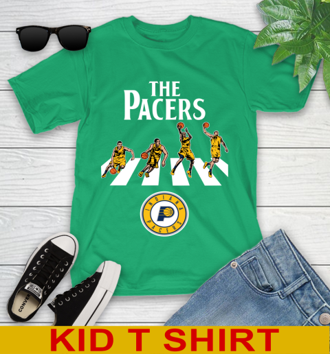 NBA Basketball Indiana Pacers The Beatles Rock Band Shirt Youth T-Shirt 7