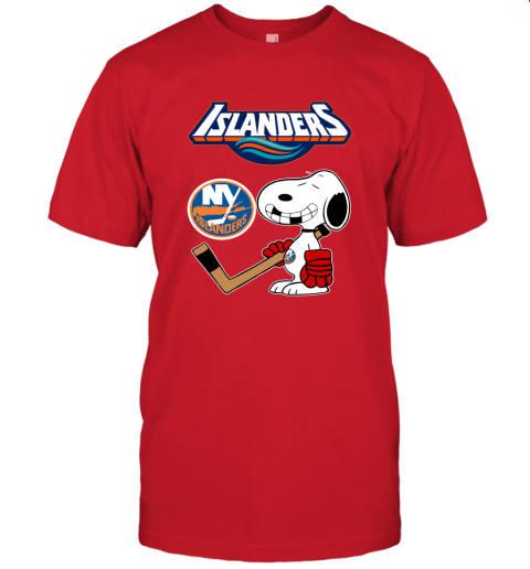 New York Islanders Ice Hockey Broken Teeth Snoopy NHL Unisex Jersey Tee