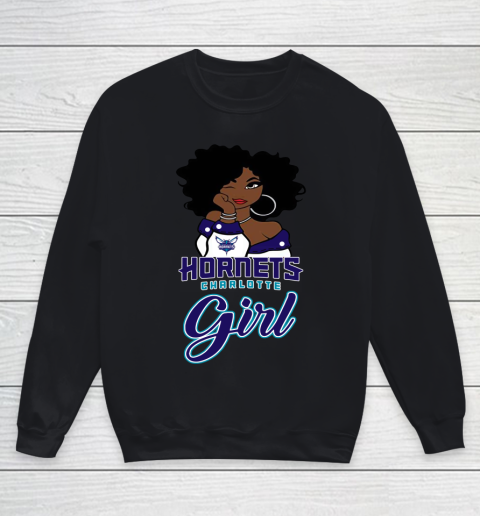 Charlotte Hornets Girl NBA Youth Sweatshirt