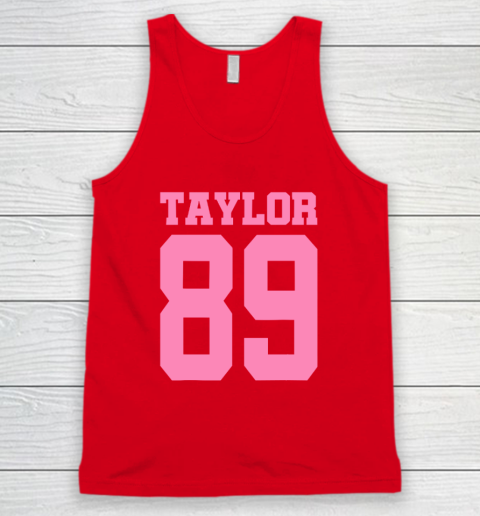 Pink Numbers Taylor 89 Tank Top 4