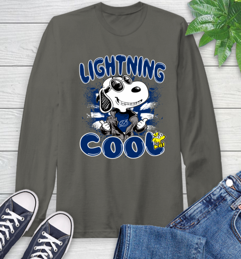 NHL Hockey Tampa Bay Lightning Cool Snoopy Shirt Long Sleeve T-Shirt 10