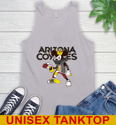 Arizona Coyotes NHL Hockey Mickey Peace Sign Sports Tank Top 4