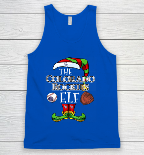 Colorado Rockies Christmas ELF Funny MLB Tank Top 4