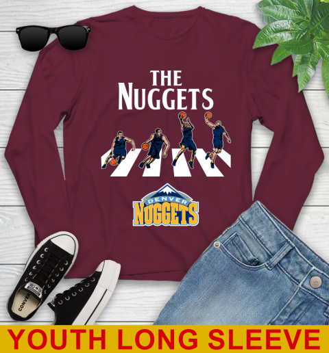 NBA Basketball Denver Nuggets The Beatles Rock Band Shirt Youth Long Sleeve 6