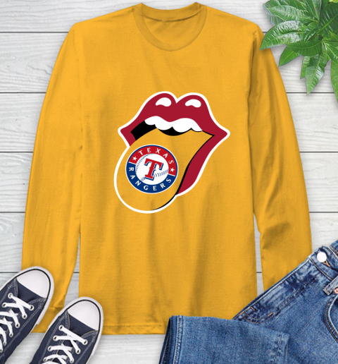 Texas Rangers MLB Baseball Lips I Root For My Team Adoring Fan 60