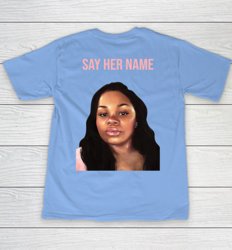 Arrest the cops who killed Breonna Taylor- Say Her Name Youth T-Shirt 16