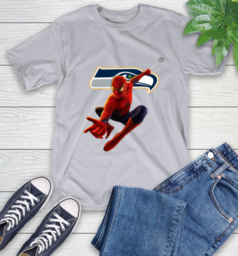 NFL Spider Man Avengers Endgame Football Seattle Seahawks T-Shirt 6