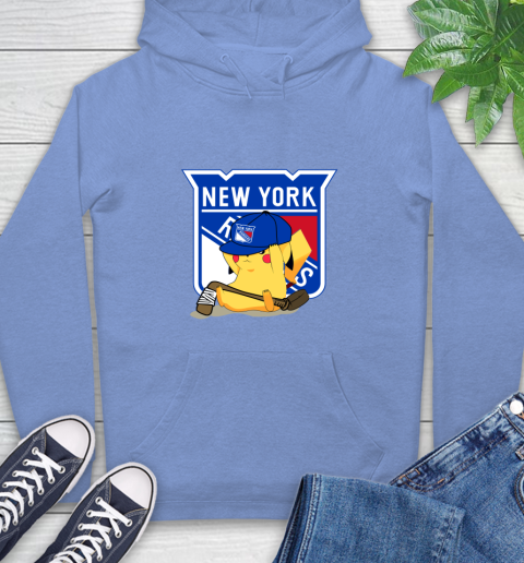 NHL Pikachu Hockey Sports New York Rangers Hoodie 11