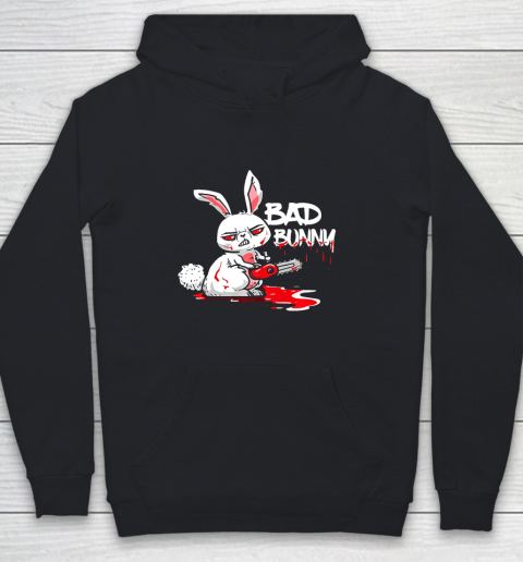 Bad Bunny Funny Horror Rabbit Halloween Gift Evil Youth Hoodie