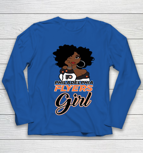Philadelphia Flyers Girl NHL Youth Long Sleeve 9