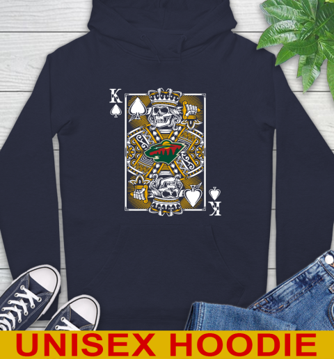 Minnesota Wild NHL Hockey The King Of Spades Death Cards Shirt Hoodie 3