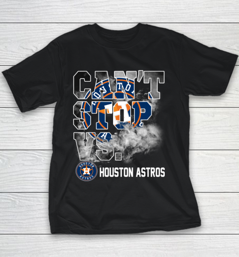 MLB Houston Astros Baseball Can't Stop Vs Houston Astros Youth T-Shirt