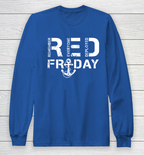 On Fridays We Wear Red Friday Military Navy Soldiers Long Sleeve T-Shirt 6