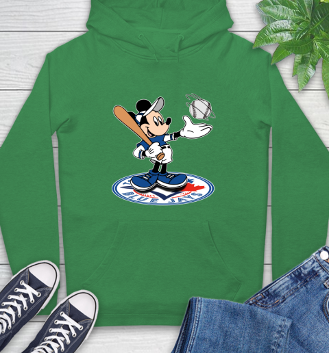 MLB Baseball Toronto Blue Jays Cheerful Mickey Disney Shirt Hoodie 8
