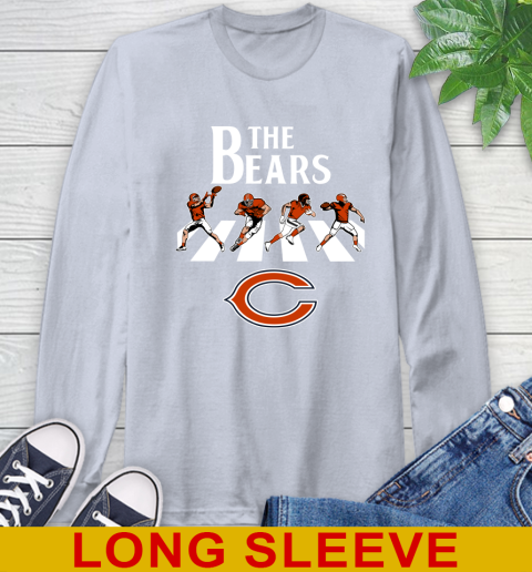 NFL Football Chicago Bears The Beatles Rock Band Shirt Long Sleeve T-Shirt 6