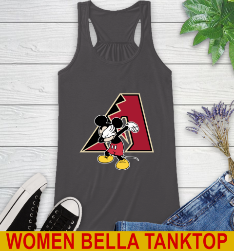 Arizona Diamondbacks MLB Baseball Dabbing Mickey Disney Sports Racerback Tank 12