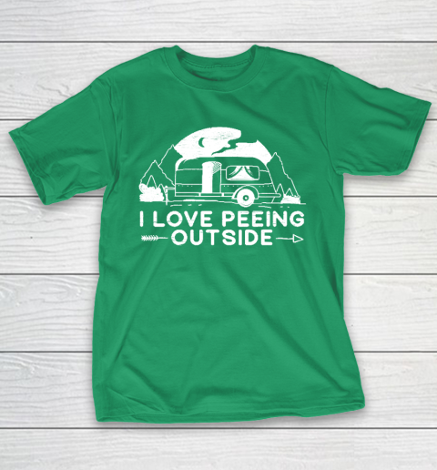 I Love Peeing Outside Camper Van Funny Camping T-Shirt 5