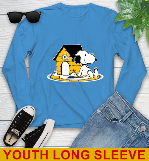 NBA Basketball Indiana Pacers Snoopy The Peanuts Movie Shirt Youth Long Sleeve 8