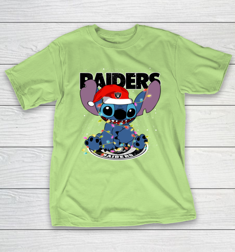 Oakland Raiders NFL Football noel stitch Christmas T-Shirt 6