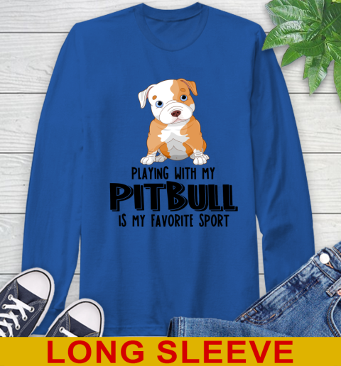 Playing with my pitbull is my favorite sport 54