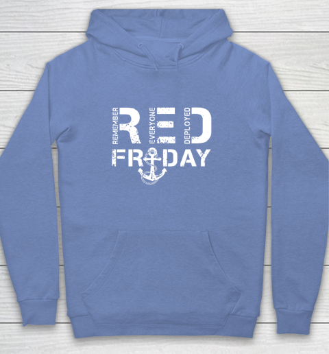 On Fridays We Wear Red Friday Military Navy Soldiers Youth Hoodie 8