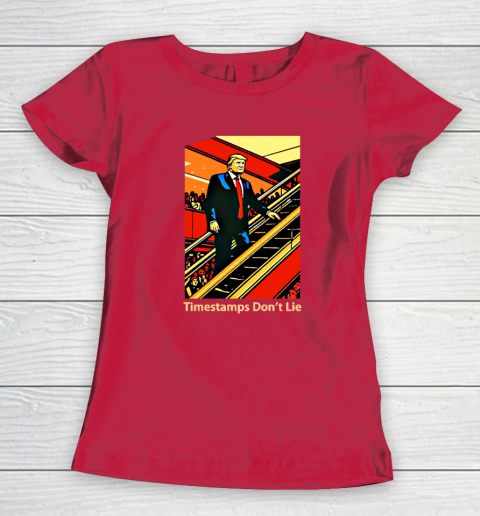 Rattle Trap 1776 Knew Before You Escalator Truth Women's T-Shirt 7