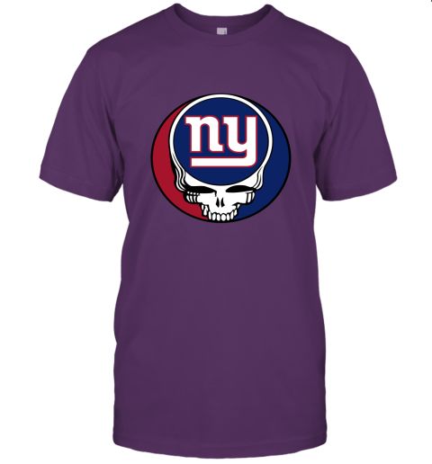NFL Team New York Giants x Grateful Dead Logo Band Unisex Jersey Tee
