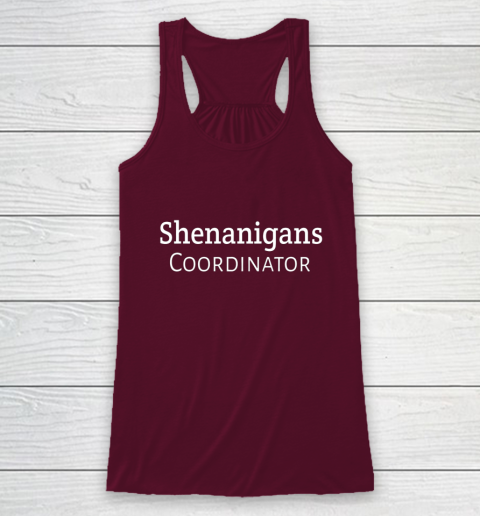 Shenanigans Coordinator Racerback Tank 2