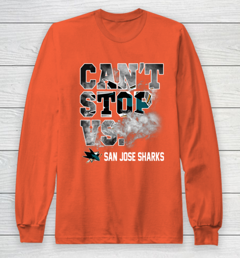san jose sharks orange shirt