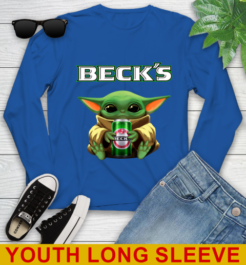 Star Wars Baby Yoda Hugs Beck's Beer Shirt 131