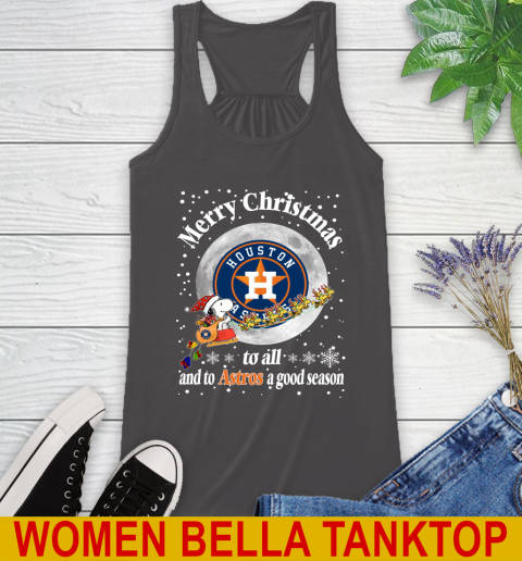 Houston Astros Merry Christmas To All And To Astros A Good Season MLB Baseball Sports Racerback Tank 10