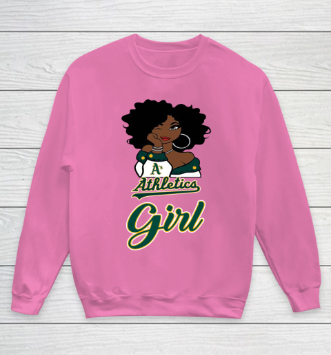 Oakland Athleticss Girl MLB Youth Sweatshirt 7