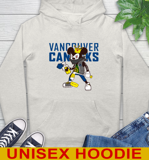 Vancouver Canucks NHL Hockey Mickey Peace Sign Sports Hoodie 12