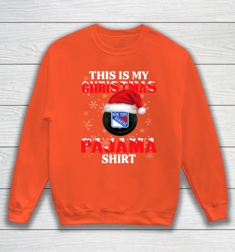 New York Rangers This Is My Christmas Pajama Shirt NHL Sweatshirt 3