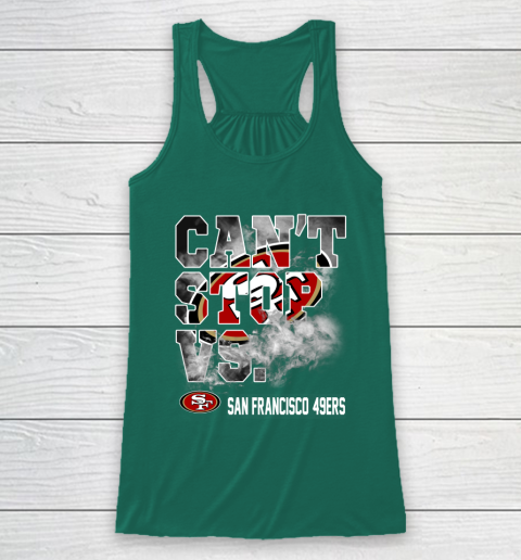 NFL San Francisco 49ers Can't Stop Vs Racerback Tank 5