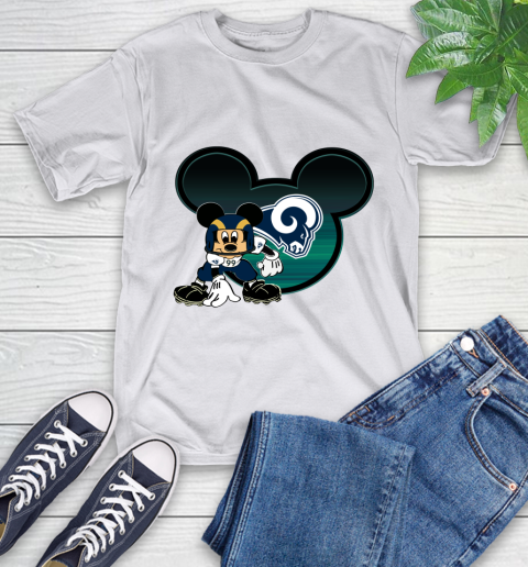 NFL Los Angeles Rams Mickey Mouse Disney Football T Shirt T-Shirt 12