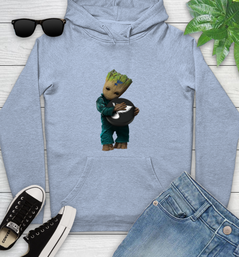 NHL Groot Guardians Of The Galaxy Hockey Sports St.Louis Blues Youth Hoodie 10