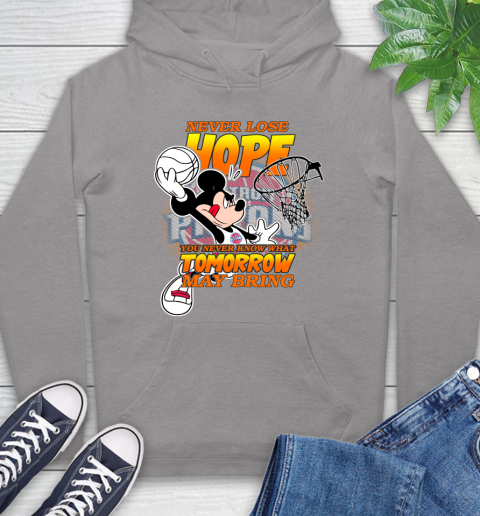 Detroit Pistons NBA Basketball Mickey Disney Never Lose Hope Hoodie 6