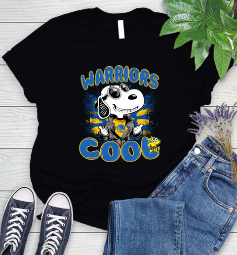 NBA Basketball Golden State Warriors Cool Snoopy Shirt Women's T-Shirt
