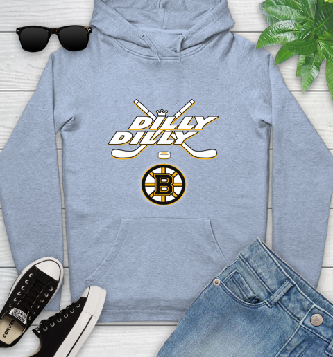 NHL Boston Bruins Dilly Dilly Hockey Sports Youth Hoodie 10
