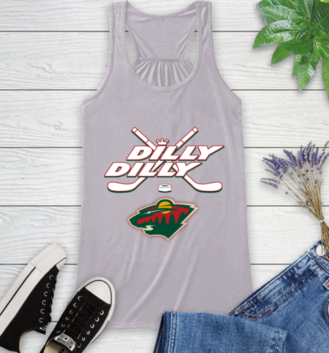 NHL Minnesota Wild Dilly Dilly Hockey Sports Racerback Tank 5