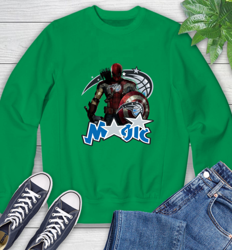 Philadelphia 76ers NBA Basketball Captain America Thor Spider Man Hawkeye Avengers Sweatshirt 6