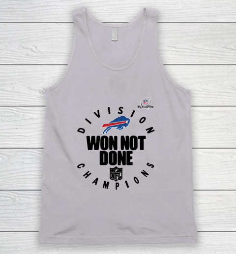 Buffalo Bills East Champions 2020 NFL Playoffs Division Won Not Done Tank Top 2