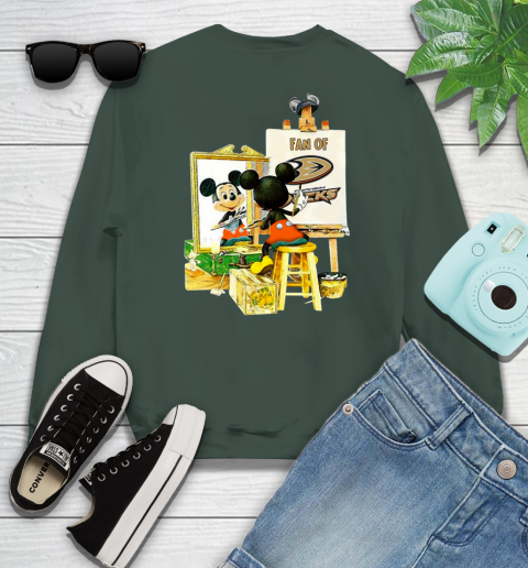 NHL Hockey Anaheim Ducks Mickey Drawing Shirt 36