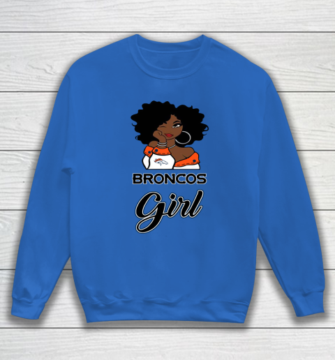 Denver Broncos Girl NFL Sweatshirt 7