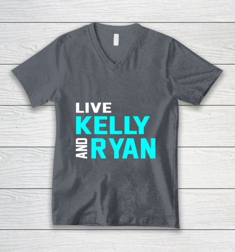 Live Kelly And Ryan Holiday V-Neck T-Shirt 4