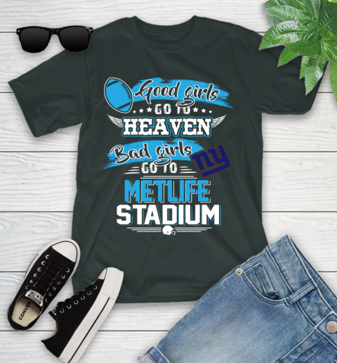New York Giants NFL Bad Girls Go To Metlife Stadium Shirt Youth T-Shirt 6