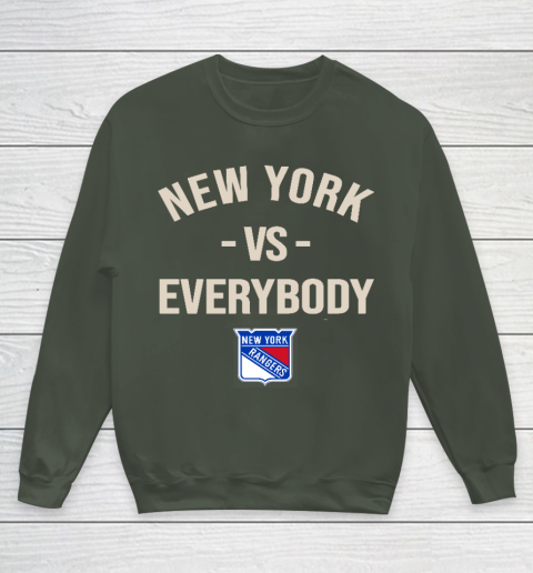 New York Rangers Vs Everybody Youth Sweatshirt 8